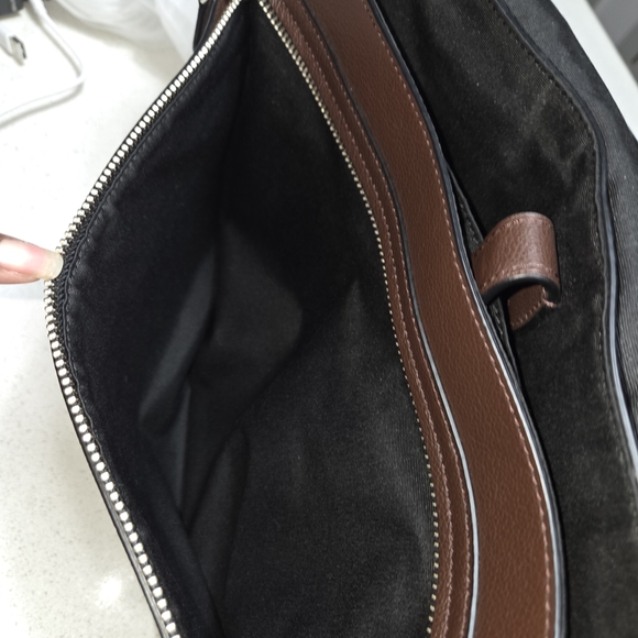 Coach Brown Leather Messenger - Picture 5 of 9